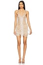 view 1 of 4 Hollis Dress in Silver & Black