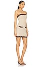 view 2 of 4 Mavis Knit Dress in Metallic Chestnut & Bone