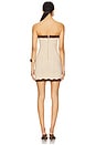view 3 of 4 Mavis Knit Dress in Metallic Chestnut & Bone