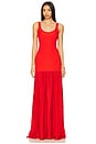 view 1 of 3 Kennedi Knit Dress in Metallic Geranium