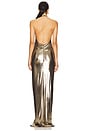 view 3 of 3 Anida Dress in Metallic Pewter