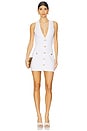 view 1 of 4 Ellison Dress in White & Gold