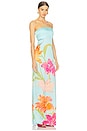 view 2 of 3 Vivi Dress in Acqua Primavera