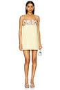 view 1 of 4 Lark Embroidered Dress in Yuzu