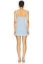 view 3 of 4 Loulou Knit Dress in Metallic Powder Blue
