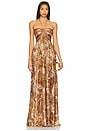view 1 of 4 Kimmy Dress in Terracotta Paisley