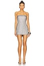 view 1 of 5 Catherine Sequin Dress in Silver Cloud