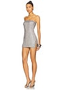 view 3 of 5 Catherine Sequin Dress in Silver Cloud