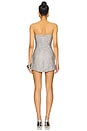 view 4 of 5 Catherine Sequin Dress in Silver Cloud