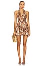 view 1 of 4 Alexandria Silk Dress in Terracotta Paisley