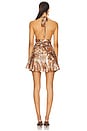 view 3 of 4 Alexandria Silk Dress in Terracotta Paisley
