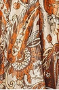 view 4 of 4 Alexandria Silk Dress in Terracotta Paisley
