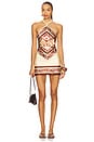 view 1 of 3 Adelaide Dress in Terracotta Bandana