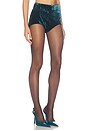 view 4 of 7 Menlo Velvet Short in Sarcelle