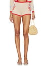 view 1 of 7 Aralyn Knit Short in Sand Multi