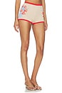view 3 of 7 Aralyn Knit Short in Sand Multi