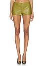 view 1 of 6 Valesia Leather Short in Basil