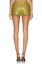 view 5 of 6 Valesia Leather Short in Basil