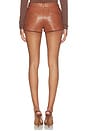view 5 of 6 Valesia Leather Short in Cigar