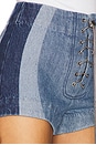 view 6 of 6 Aleyna Denim Short in Perry