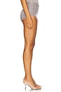 view 3 of 6 Gracie Embellishment Short in Cloud & Gunmetal