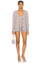 view 5 of 6 Gracie Embellishment Short in Cloud & Gunmetal