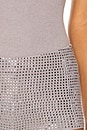view 6 of 6 Gracie Embellishment Short in Cloud & Gunmetal