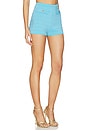 view 2 of 6 Sandra Knit Short in Metallic Aqua