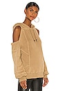 view 2 of 4 Washed Terry Hoodie in Beige