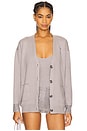 view 1 of 5 Sidara Cardigan in Cloud & Gunmetal