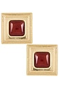 view 1 of 2 Umbriana Earring in Red & Gold