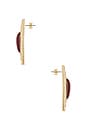 view 2 of 2 Umbriana Earring in Red & Gold