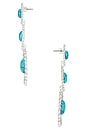 view 2 of 2 Orabella Earring in Turquoise & Silver