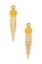 view 1 of 2 Tia Earrings in Gold Luxe