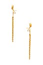 view 2 of 2 Tia Earrings in Gold Luxe