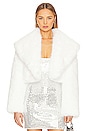 view 1 of 5 Cadence Faux Fur Coat in White