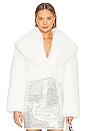 view 2 of 5 Cadence Faux Fur Coat in White
