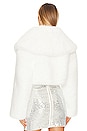 view 4 of 5 Cadence Faux Fur Coat in White