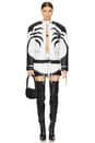 view 5 of 5 Givana Leather Jacket in White & Black