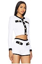 view 3 of 6 Ainsley Jacket in White & Black