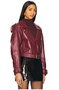 view 2 of 4 Einsley Leather Jacket in Port