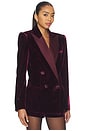 view 2 of 4 Reffie Velvet Blazer in Port