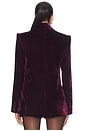 view 3 of 4 Reffie Velvet Blazer in Port