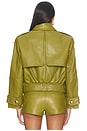 view 4 of 4 Yseld Leather Jacket in Basil