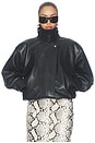 view 1 of 5 Sylvana Leather Jacket in Black