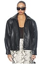 view 2 of 5 Sylvana Leather Jacket in Black