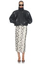 view 6 of 5 Sylvana Leather Jacket in Black
