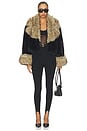 view 6 of 5 Beso Jacket in Black & Bourbon