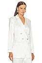 view 3 of 5 Pandora Blazer in White W' Crystal Buttons