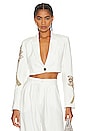 view 1 of 6 Palazza Blazer in White